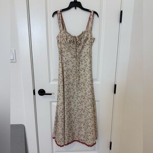 Cider floral long dress NWT